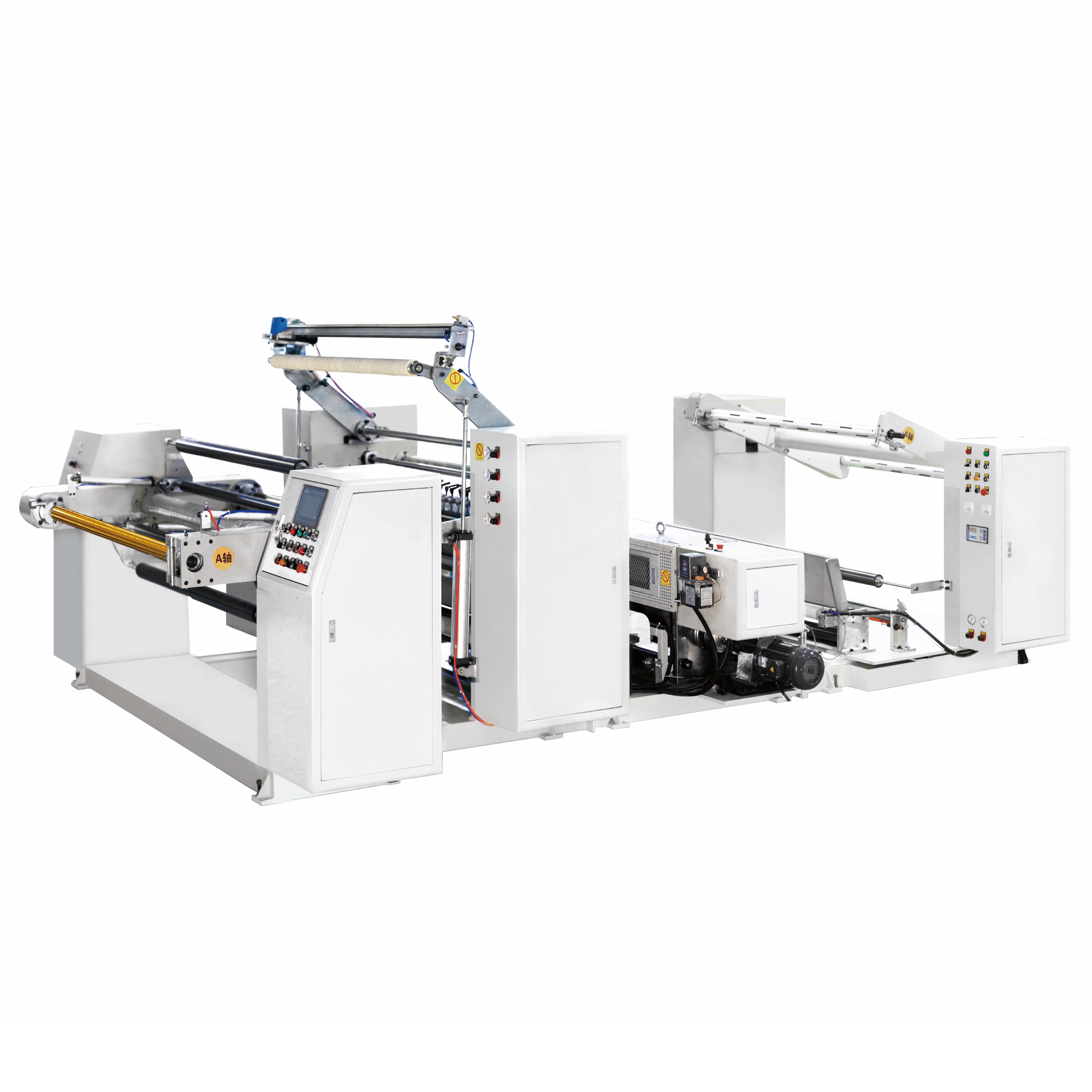 Non Woven Pouching And Embossing Machine