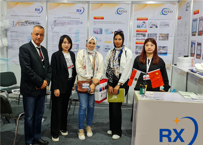 شرکت سازنده ماشین پوشک RX Machinery شرکت موفق در نمایشگاه مصر را به پایان رساند